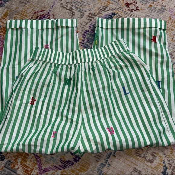 Anthropologie LyreBird Alphabet Boxer Pajama Pants - Picture 10 of 12